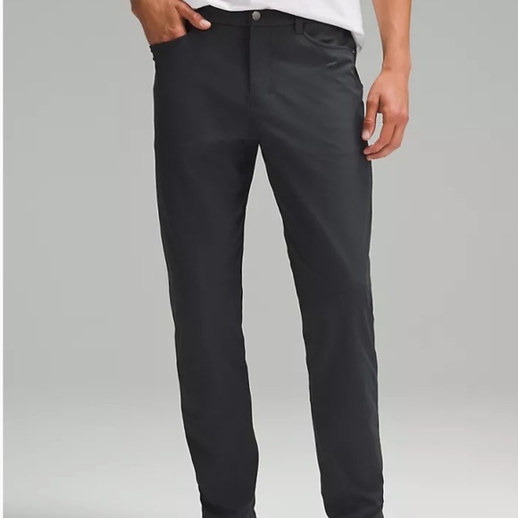 Lululemon Black ABC Classic Fit 5 Pocket Pant | Size 32, 33” Inseam EUC - Picture 1 of 8